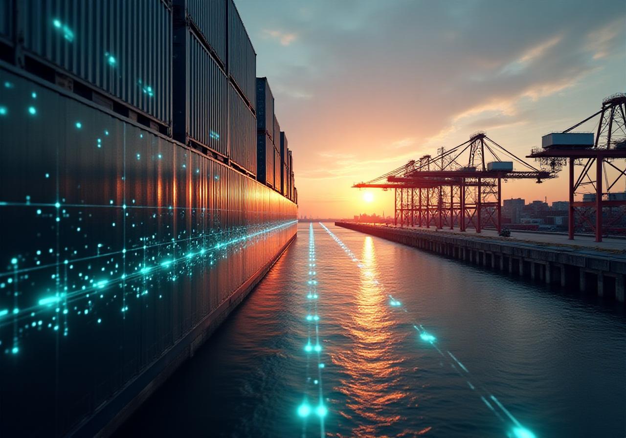 Global logistics network display